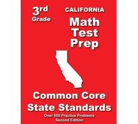 Teachers' Treasures California 3rd Grade Math Test Prep (Tascabile)