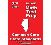 Teachers' Treasures Illinois 3rd Grade Math Test Prep (Tascabile)