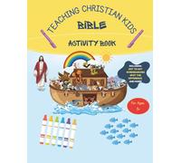 Teaching Christian Kids | Fun Bible Activity Book | For children aged 5+: Over 70 original activities | including Word Searches, Colouring Pages, ... Perfect Sunday School Learning Activity