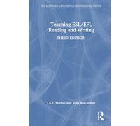 Teaching ESL/EFL Reading and Writing