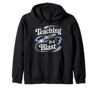 Teaching Is A Blast Insegnante Formatore Istruttore |- Felpa con Cappuccio