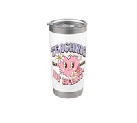 Teaching Is A Work Of Heart Educator Quote Bicchiere termico in acciaio inox doppia parete