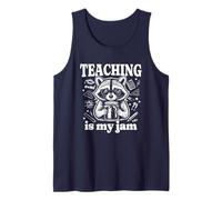 Teaching Is My Jam Divertente Raccoon Scuola Insegnante Grafica Canotta
