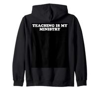 Teaching Is My Ministry Christian Teacher Felpa con Cappuccio