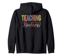 Teaching Kindness Teacher Cute School Felpa con Cappuccio