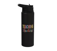 Teaching Kindness Teacher Cute School Stainless Steel Insulated Water Bottle
