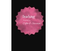 Teaching Powered by Coffee & Sarcasm - A Fun Journal for Teachers!: 140 pages Writing Notebooks School Office Supplies Teacher Appreciation Gift Back to School Notepad Diary