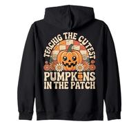 Teaching The Cutest Pumpkins in The Patch Design Felpa con Cappuccio