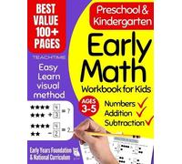 Teachtime Early Math Workbook for Kids (Tascabile)