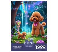 Teacup PoodleJigsaw Puzzles for Adults 1000pcs Age 12+ for Adults Edugattoional Game Challenge Toy Beautiful Decoration for Women Gifts for Man38x26cm/1000pcs
