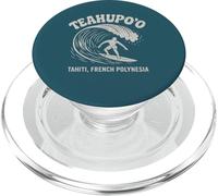 Teahupo'o Surf T-Shirt - Vintage Tahiti Beach Shirt PopSockets PopGrip per MagSafe
