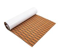 Teak Eva, rivestimento per pavimenti in schiuma autoadesiva, antiscivolo, per barche, yacht, pavimenti in giardino, piscina, 239 x 89 cm
