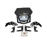 TEAKEA Faro Anteriore Motocross Per XR 250 Per CRF 450 Faro Anteriore | Massimizza la sicurezza e la visibilità sulla strada(Black)