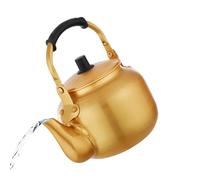 Teakettle-Aluminium Kettle - Set da campeggio per esterni | piccola teiera robusta per caffè o tè, caldaia in metallo riscaldata rapidamente, accessori da cucina portatili