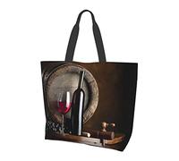 Teal Barn Door Borsa a tracolla grande floreale per donna, borsa tote impermeabile riutilizzabile Borsa per la spesa ecologica per lavoro Shopping da spiaggia