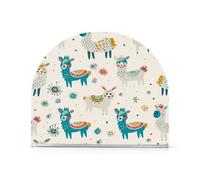 Teal Giocoso Llama Boho acrilico cactus portatovaglioli per esterni, sala da pranzo portatovaglioli autoportante per tavolo decorazione domestica per tavolo, cucina