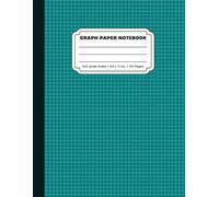 Teal Graph Paper Notebook: Quad Ruled 5x5 Grid | 110 Pages | Stylish Teal Graph Notebook for Drawing, Notes, STEM & School Projects