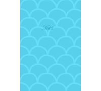 Teal Mermaid Scale Pattern Notebook: or Journal