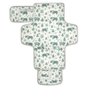 Teal Six Buffalo Boho - Assorbenti riutilizzabili per la pipì del bambino, con tasca in tessuto, impermeabile, per fasciatoio, con cuscino integrato
