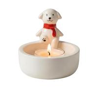 Tealight Candle Holder | Burner Diffuser Tables Centerpieces - Ceramic Puppy Candle Holder | For Home Living Room Kitchen Office Dorm Meditation Yoga Indoor Outdoor Tables Centerpieces