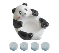 Tealight Colorate,Tealight Profumate | Portaprofumati con statua di panda,Simpatico supporto in gesso per artigianato, supporto per candela a lume di tè per centrotavola, decorazione estetica per la c