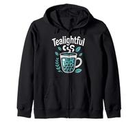 Tealightful Bubble Tea lascia il divertimento Felpa con Cappuccio