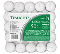 Tealights 50 pezzi Bianco