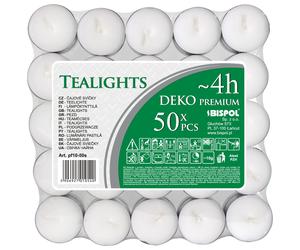 Tealights 50 pezzi Bianco