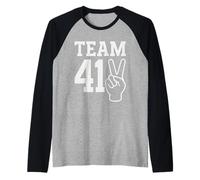 Team 41 Meme Squad 67 Six Seven 6 7 Meme Design Funny 67 Maglia con Maniche Raglan