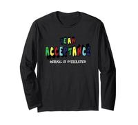 Team Acceptance Normal is Overrated Funny Autism Awareness Maglia a Manica
