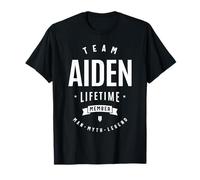 Team Aiden Lifetime Member - Nome Divertente Aiden Maglietta