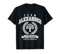 Team Alexander Cognome Cognome Custom Family Reunion Maglietta