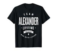 Team Alexander Lifetime Member - Nome Divertente Alexander Maglietta