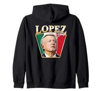 Team AMLO Vive en el Corazón del Pueblo - Mexican History Felpa con Cappuccio