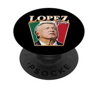 Team AMLO Vive en el Corazón del Pueblo - Mexican History PopSockets PopGrip Adesivo