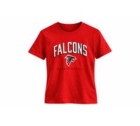 Team Apparel Ragazzi Atlanta Falcons Arco Standard T-Shirt Rosso M Calcio Tee