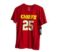 Team Apparel Ragazzi Kansas City Charles S/Maniche T-Shirt, Rosso, Large 14/16