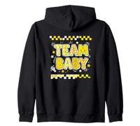 Team Baby Nuovi Genitori Felpa con Cappuccio