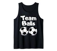 Team Balls Funny Team Boy Gender Reveal Soccer Outfit Gift Canotta