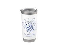 Team Bee Apicoltore Salvare Le Api Carino Honeybee Volare Bicchiere termico in acciaio inox doppia parete