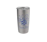 Team Bee Apicoltore Salvare Le Api Carino Honeybee Volare Bicchiere termico in acciaio inox doppia parete