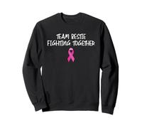 Team Bestie Che combattono Insieme Il Guerriero di Sostegno al Cancro al Seno Felpa