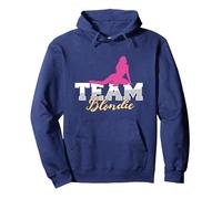 Team Blondie Bionde Donne Ragazze Capelli Ironia Sarcasmo Scherzo Felpa con Cappuccio, Unisex per Adulti, Navy, L