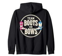 Team Boots Or Bows Design Reveal Western Felpa con Cappuccio