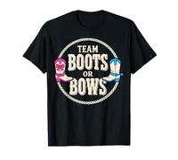 Team Boots Or Bows Design Reveal Western Maglietta