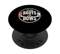 Team Boots Or Bows Design Reveal Western PopSockets PopGrip Adesivo