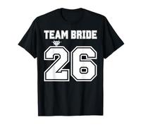 Team Bride 2026 Bridal Party Shower Bachelorette Matching Maglietta
