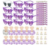 Team Bride Occhiali a Forma di Cuore per Addio al Nubilato, Bride to be Gadget