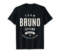Team Bruno Lifetime Member Nome Divertente Bruno Maglietta