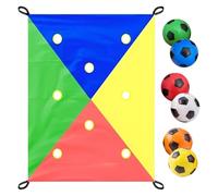 Team Building Games For Work - Multi-Player Social Activities - Multi-Player Outdoor Hole Tarp Game For School Travel Classroom Birthday Party Camping Adults Kids Team Building
